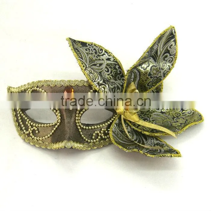 Gold Flower Women Masks Masquerade