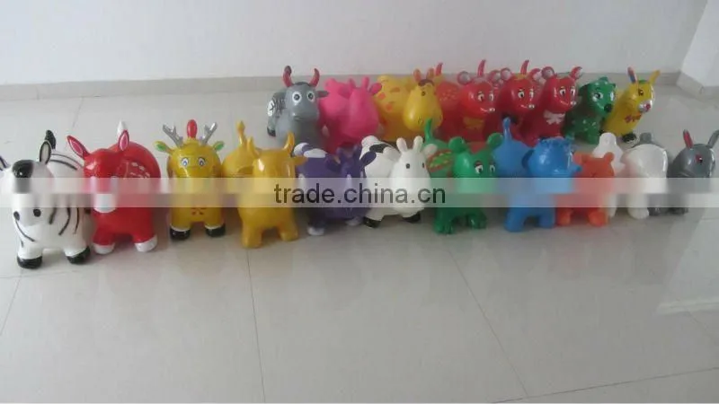 Rid on toy/stock inflatable animal/ hopping animal