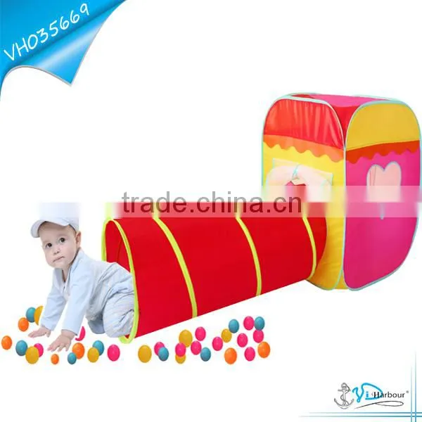 Kids Pop Up Colorful Tunnel Tent