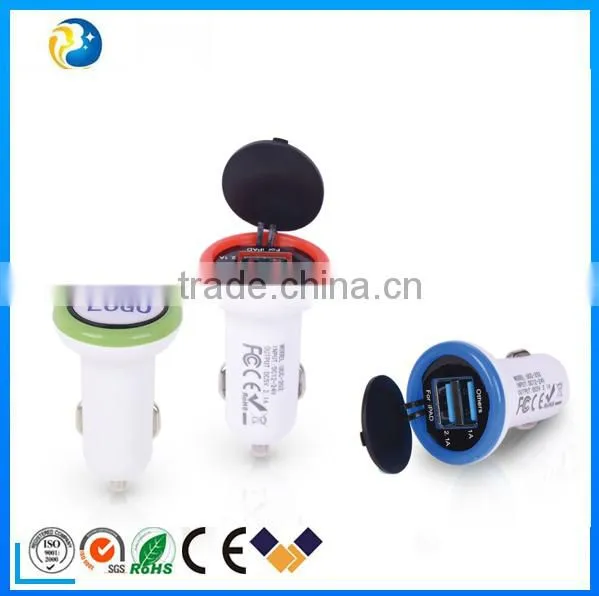 Top selling 2015 5V/ 2A electronics dual 2 port of car charger