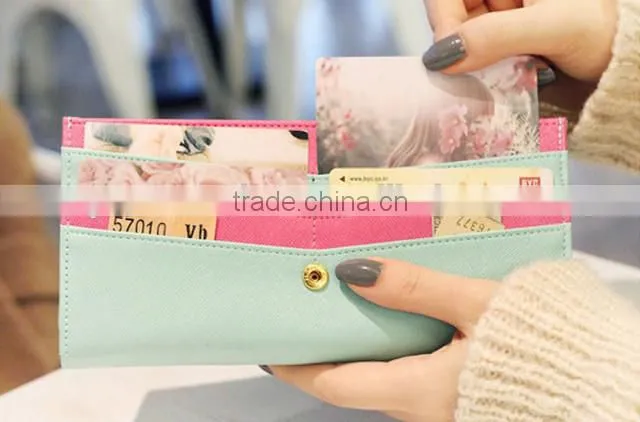 Hot Sale Fashion PU Women Famous Branded Wallet