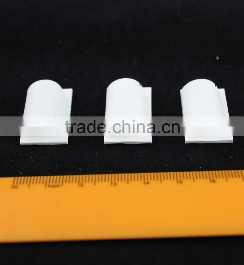 Plastic adhesive wire rope cable grips