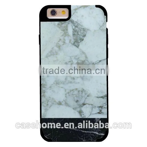 Real Marble Phone Case Cell Phone PC Hard Back Cover Case