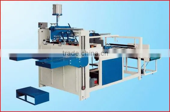 ISO9001:2000 semi-automatic corrugated carton folder and gluer machine