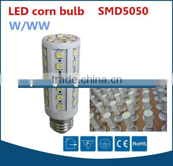 High bright modern smd 7w corn led lamp bulb, corn led bulb 7w e27 cold white