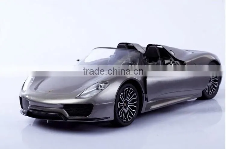 Hot selling rc car toy Bluetooth car 1:14 android control Porsche 918 remote control electric car for kids