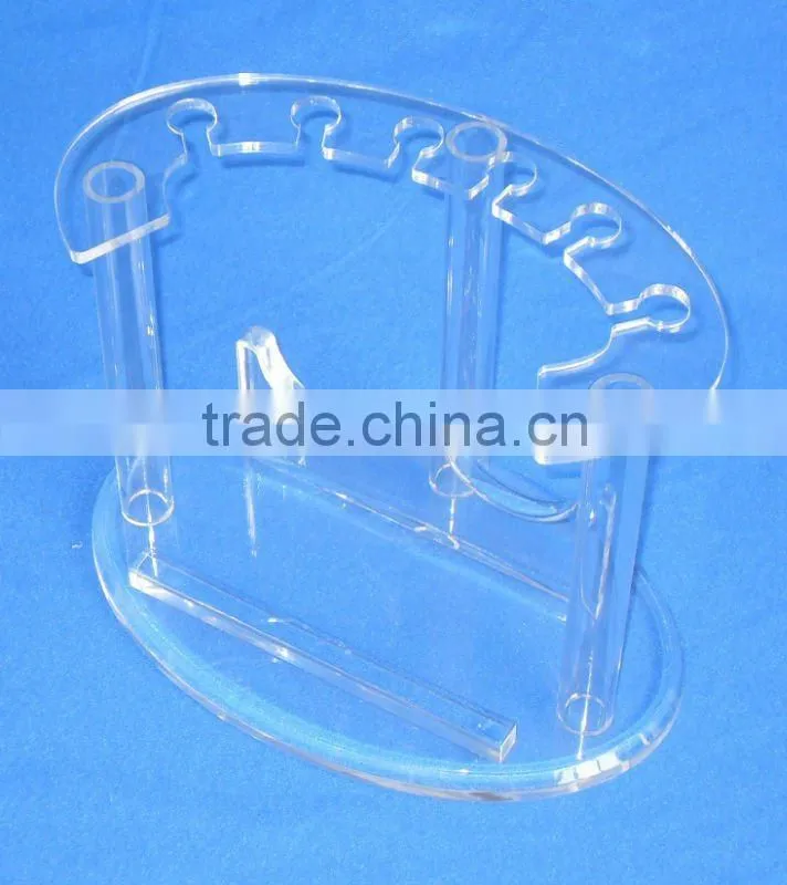 FoShan clear acrylic wine holder/wine and wine glass display