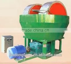 New type and durable Gold wet pan mill machine