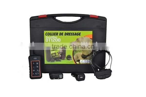 1200Meter waterproof remote electric pet shock collar with CE
