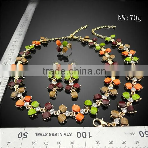 wholesale jewelry replicas Long chain jewelry set young girl jewelry set