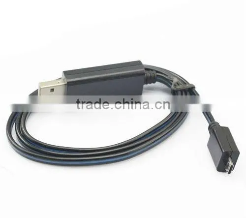 Visible Flowing Current Power Micro USB Cable for Samsung Galaxy S3 i9300