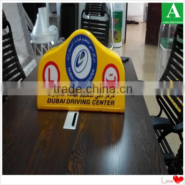 Advertising light box for car/taxi