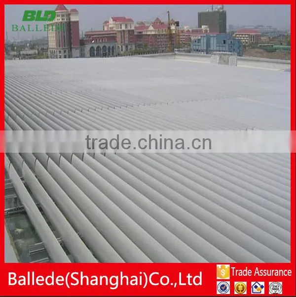 outdoor aluminum retractable louver roof system for sunshade