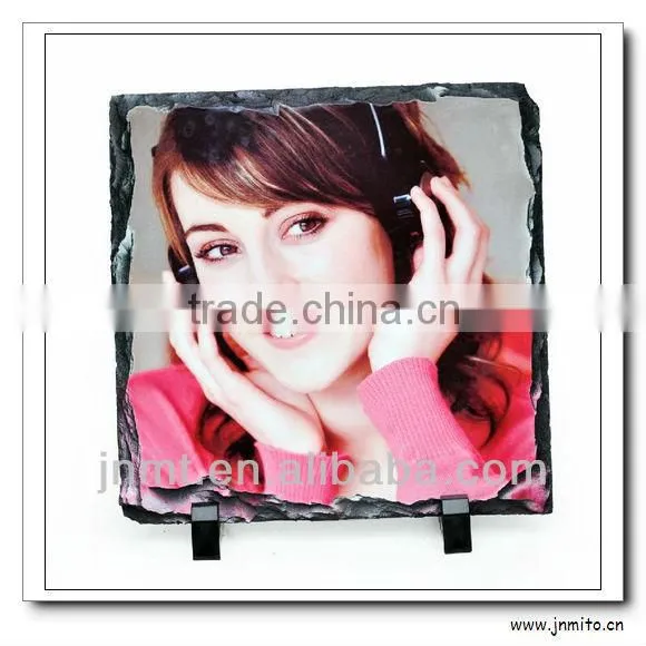 SH19 folk art sublimation slate as souvenior / Square small size