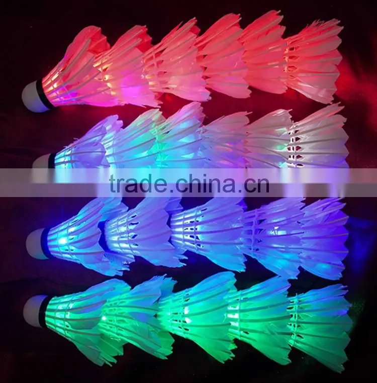 2015 new design led shuttlecock badminton