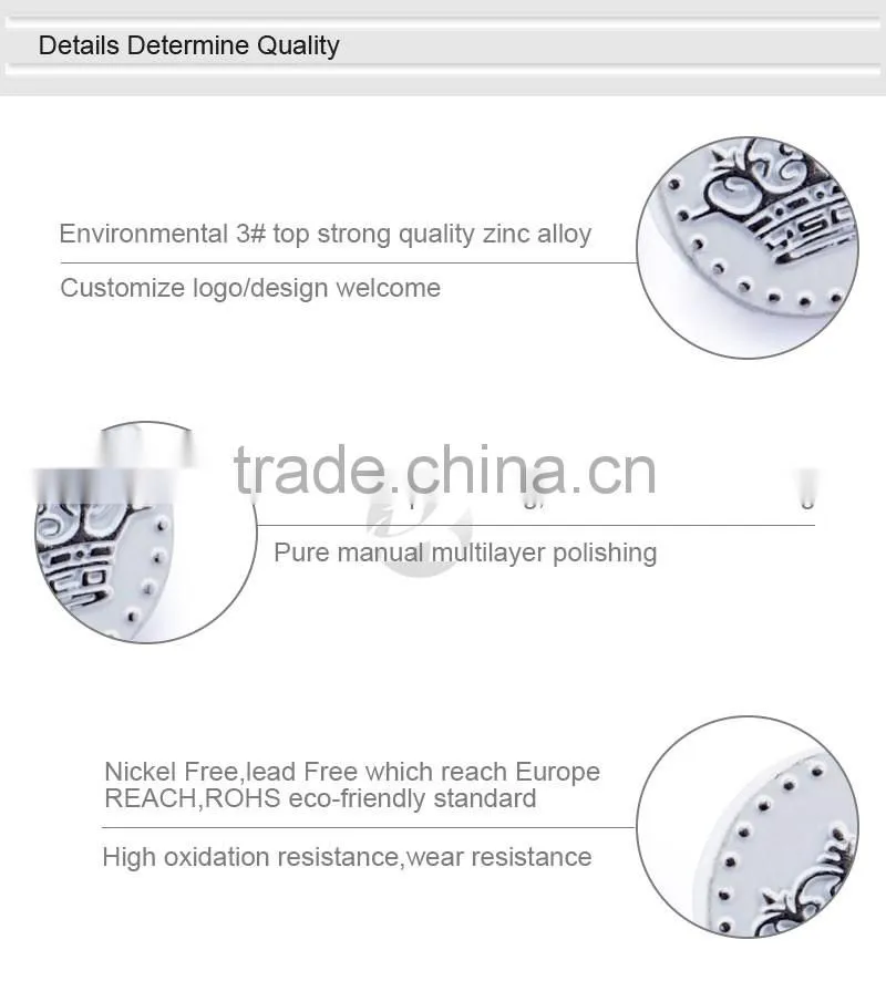 Hot Sale Custom Metal Shank Jean Buttons