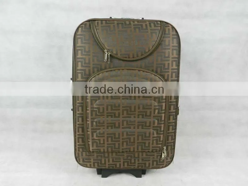 1pc 22'' nylon cabin luggage spinner wheeled trolley luggage with TSA lock