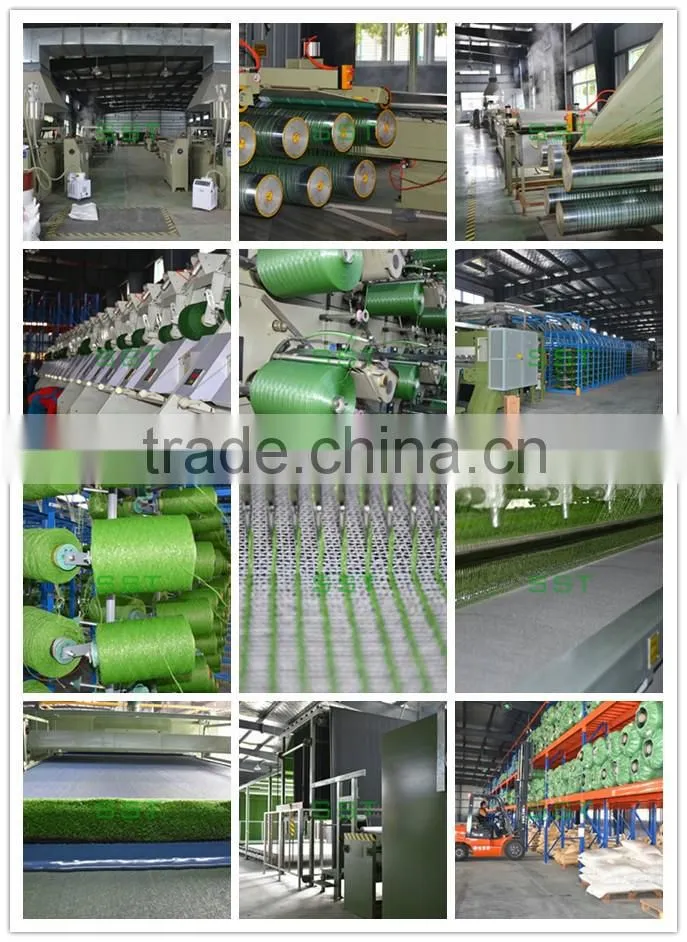 Home use outdoor laying S shape synthetic grass