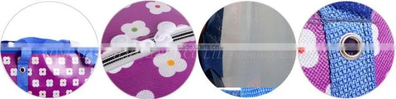 Promotional cheap pp non woven bag with zipper wholesale