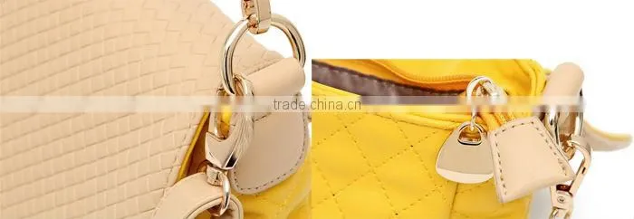 New attractive ladies pu bags with metal parts, nice and fashion pu bags for lady