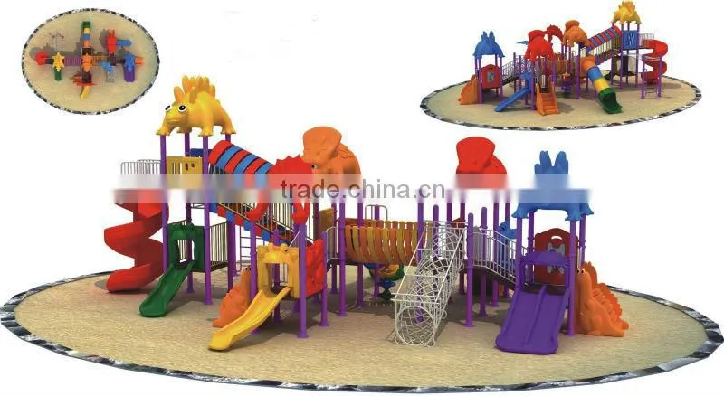 2013 outdoor plastic playground