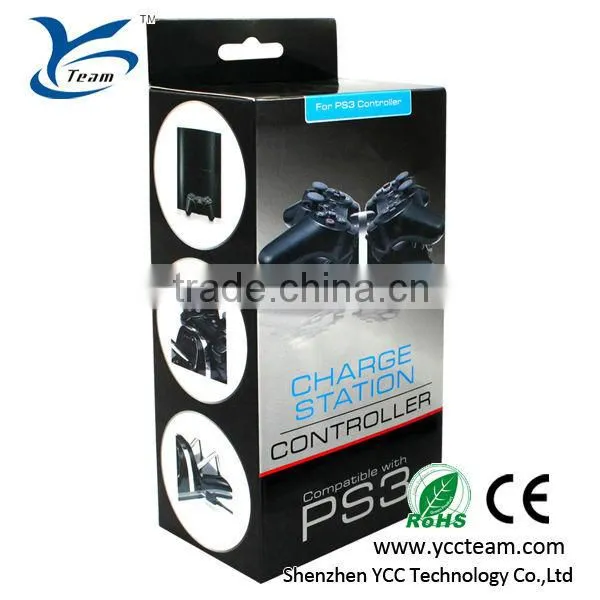 For sony PS3 charger stand with USB ,for ps3 charger dock for ps3 console accessory
