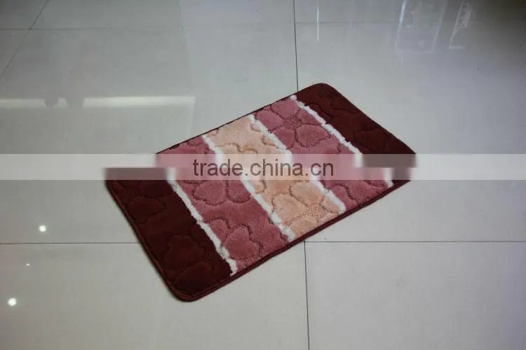 PP material new design anti-slip floor mat with TPR backing