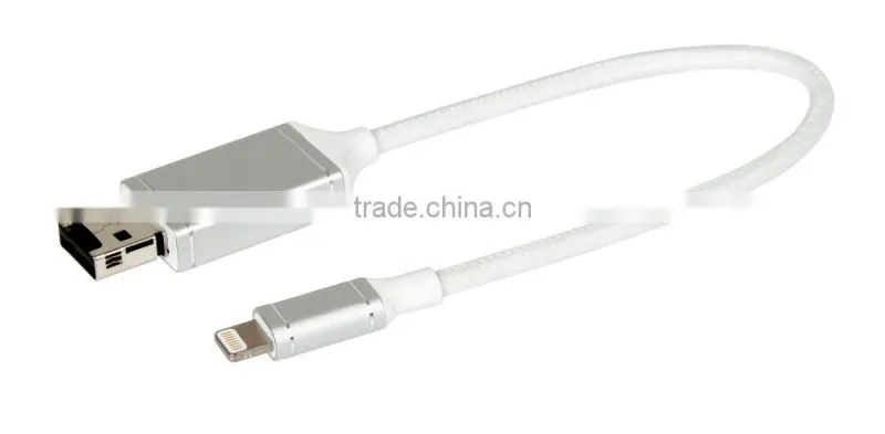 Walnut OTG Cloud 15cm round braided cable