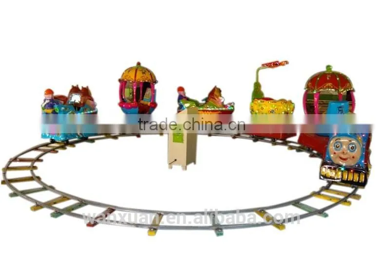 Cartoon train, children electric trains