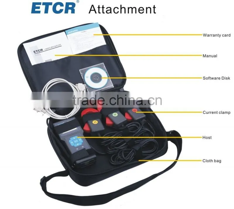 ETCR8300 Three Channel Leakage Monitoring Recorder electrical meter
