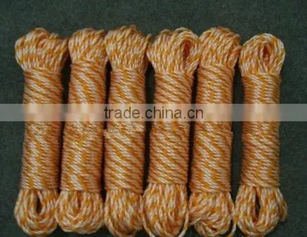 Colored 3 Strands PE Rope,Poly Rope,Fishing Rope