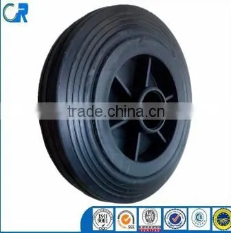 Solid rubber wheel