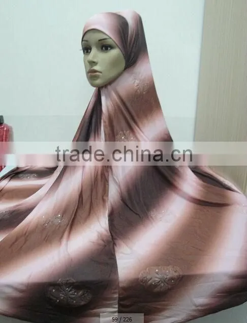 H237 latest very big size muslim hijab,islamic scarf,can wear as coat