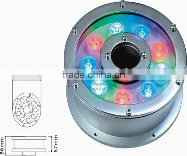 color-changing led underwater lighting for outdoor IP68