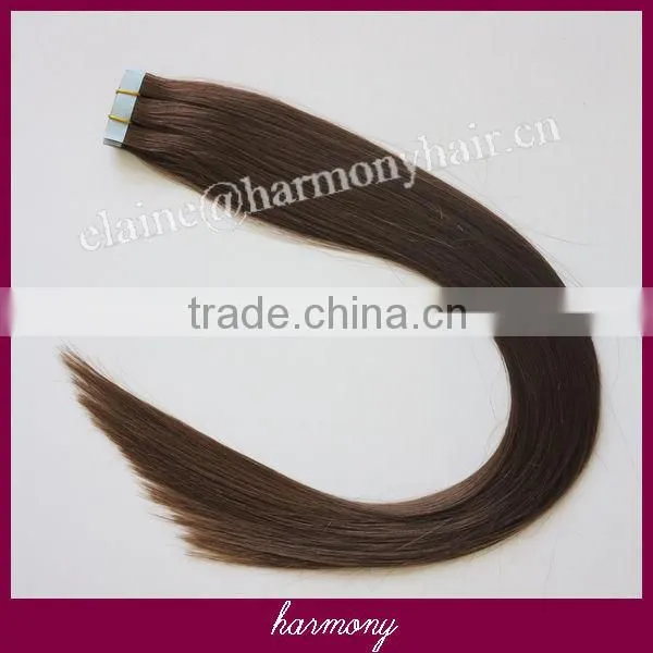 Quality 20" pu tape hair extensions with #27 color on stock