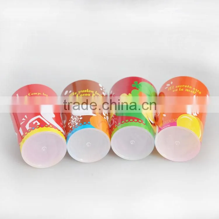 Hotel Clear Plastic Cup with Custom Logo,BPA free 400ML Clear Plastic Water Cup