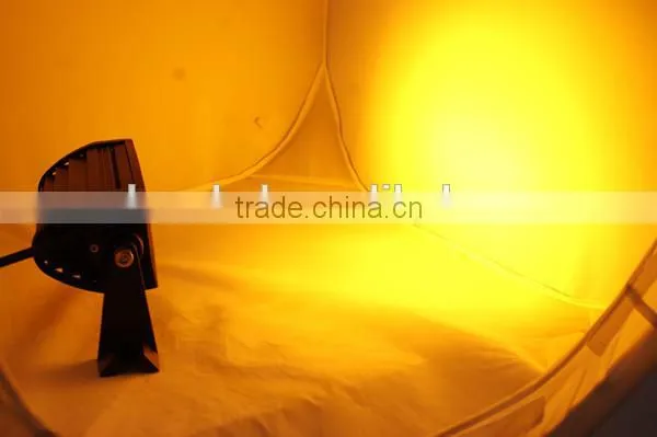 Hot sale 7.5" 12v amber & white color 36w led light bar with flashing