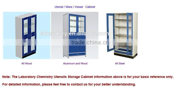 Durable chemical resistance laboratory storage cabinet