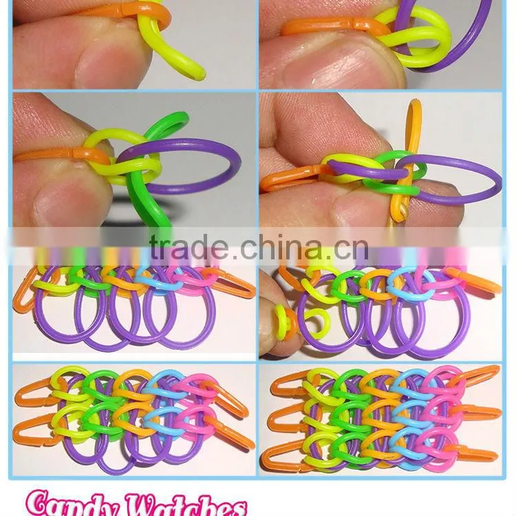 DIY loom bands set fashion loom band set rubber loom bands