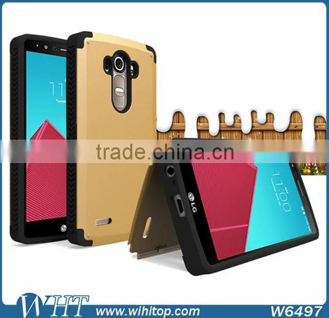 For LG G4 Case, Hybrid 2 in 1 Combo Heavy Duty Rugged Armor Case