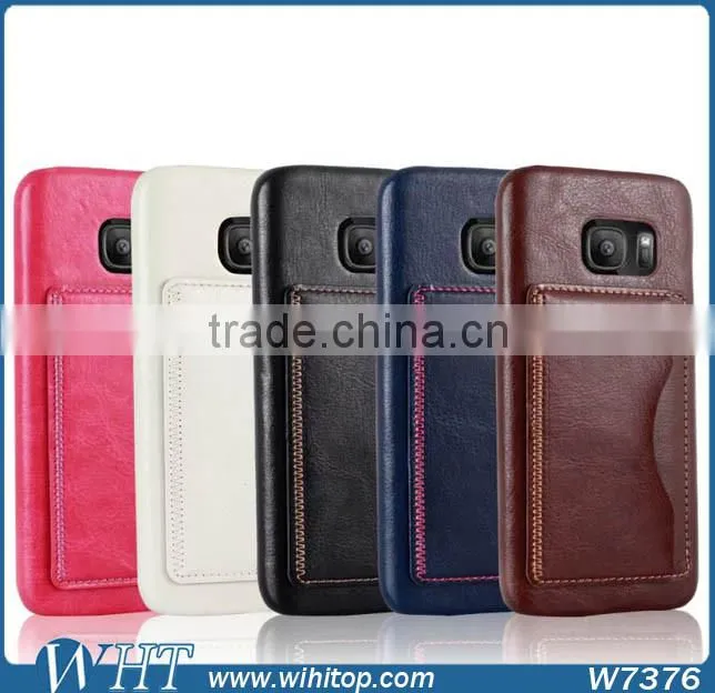 for S7 TPU Leather Card Case, for Samsung Galaxy S7 Case