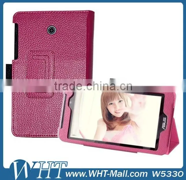 Alibaba China Supplier Litchi Skin Leather Case for ASUS FE170CG Flip Cover