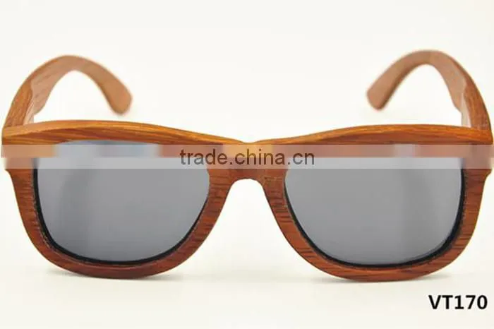 wholesale 2016 vintage UV400 lens design bamboo wooden polarized sunglasses Made in China