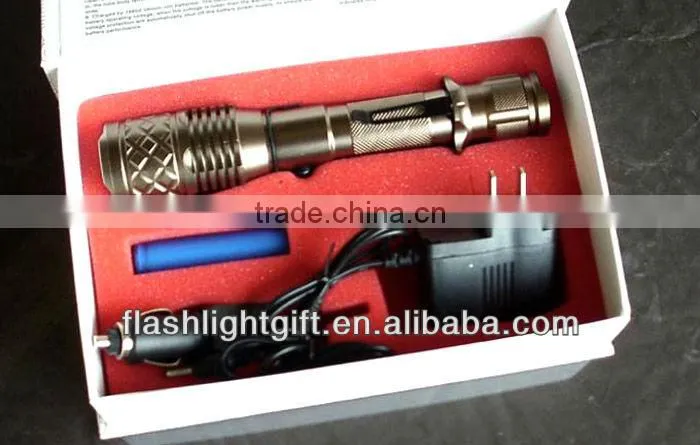 T6 Aluminum Alloy Rechargeable led light torch