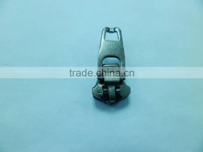 3# plated black nickel teeth brass zipper plated black nickel 45YG brass zipper slider jeans zipper slider