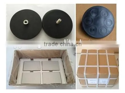 Multi-poles Rubber Covered neodymium POT Magnet For Taxi Signs