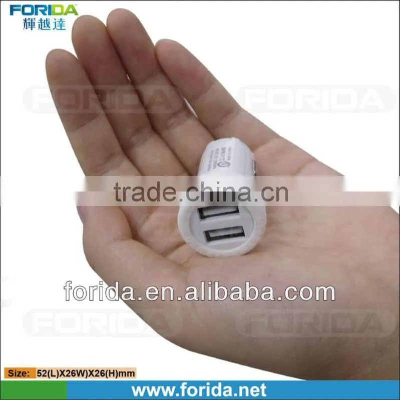 Fashion tyre shape 5V 3.1A dual port usb car charger