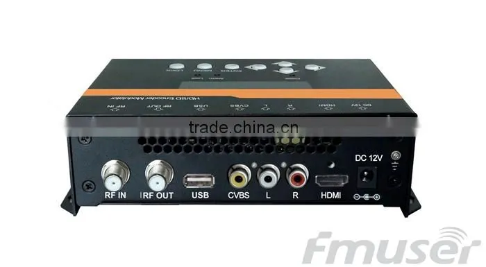 wholesale MPEG-4 AVC /H.264 SD rf converter (Tuner,CVBS,HDMI in; RF out) for Audio/Video to DVBT hch