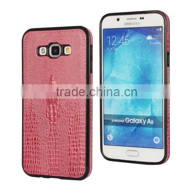 Personalized Custom Crocodile Skin Leather Case For Iphone 6s,Stereoscopic Design Mobile Phone Back Cover Leather Case