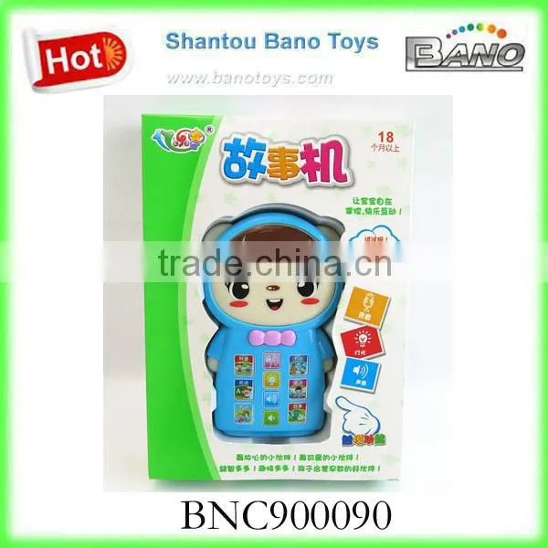 BNC900090 two colors Cartoon Story Machine Can Touch plastic toys